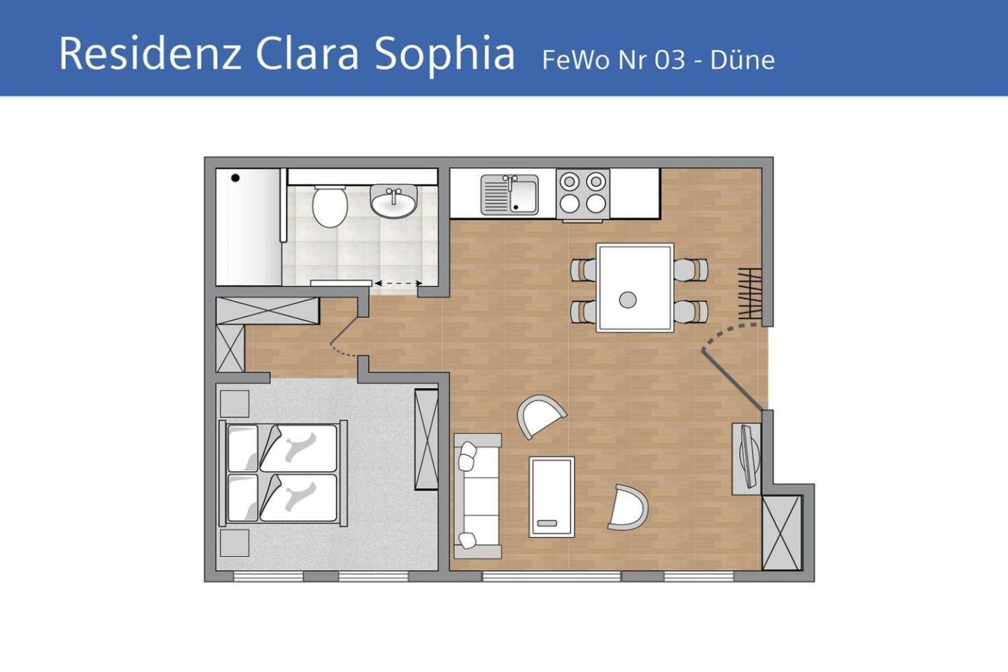 Ferienwohnung Duene In Der Residenz Clara Sophia Binz Buitenkant foto